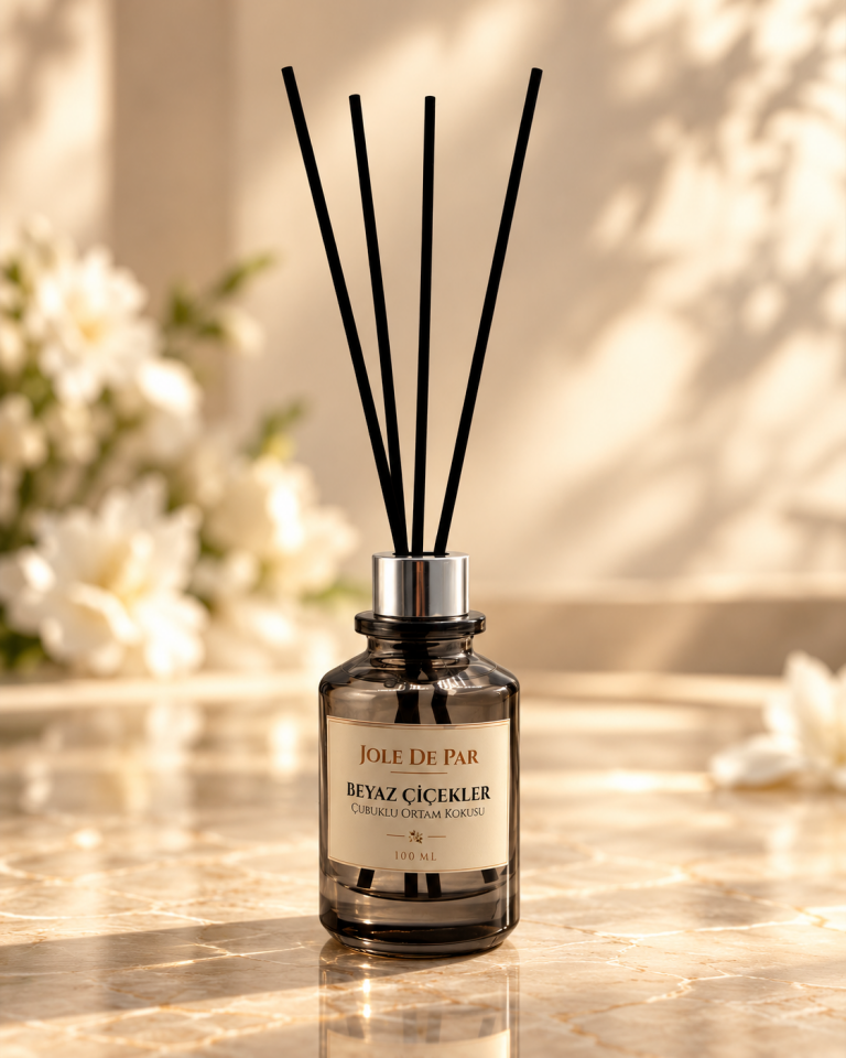 Jole De Par Beyaz Çiçekler 100 ml - Ferahlatıcı Çubuklu Oda Kokusu