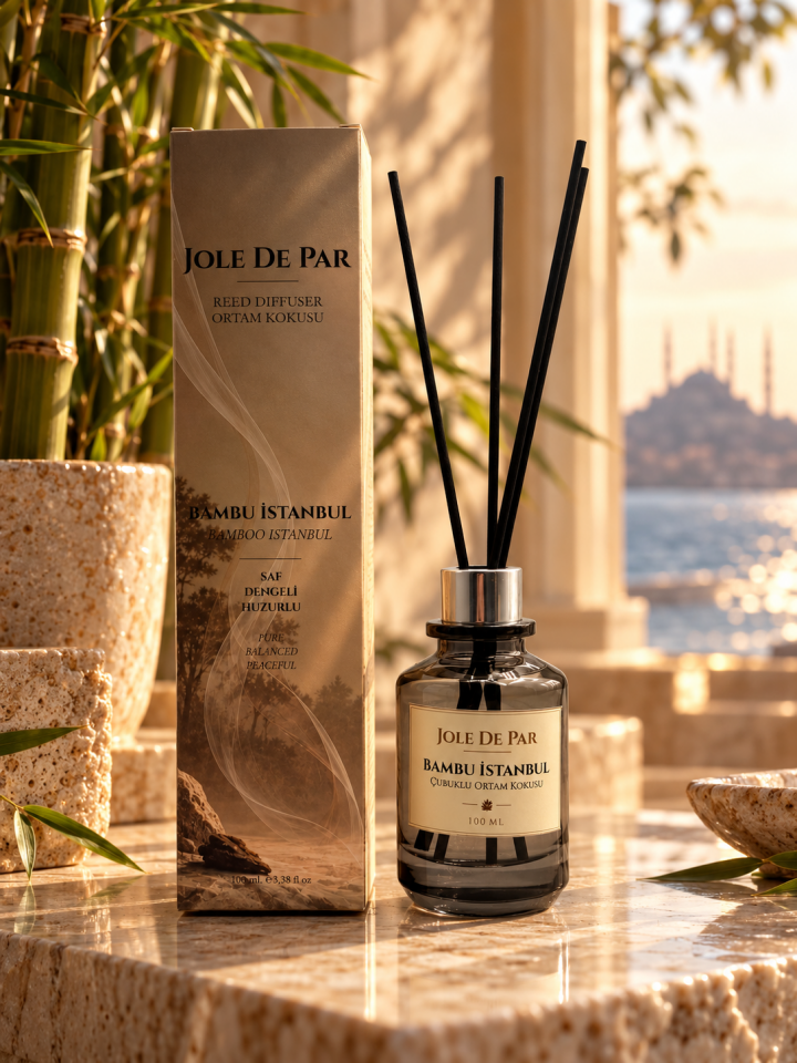 Jole De Par Bambu İstanbul 100 ml - Lüks ve Kalıcı Çubuklu Oda Kokusu